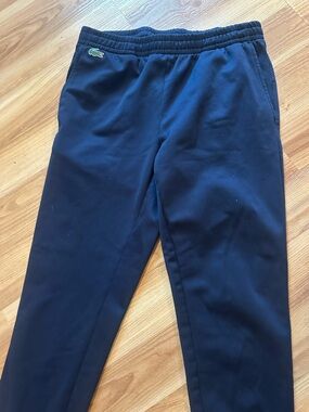 Lacoste Men’s Dark Blue Jogger Sweatpants with Elastic Waistband